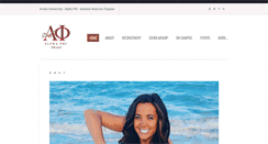 Desktop Screenshot of drakealphaphi.com